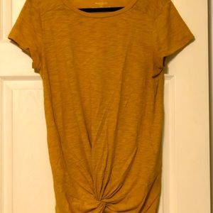 Motherhood Maternity T-shirt with knot accent🤰🏻